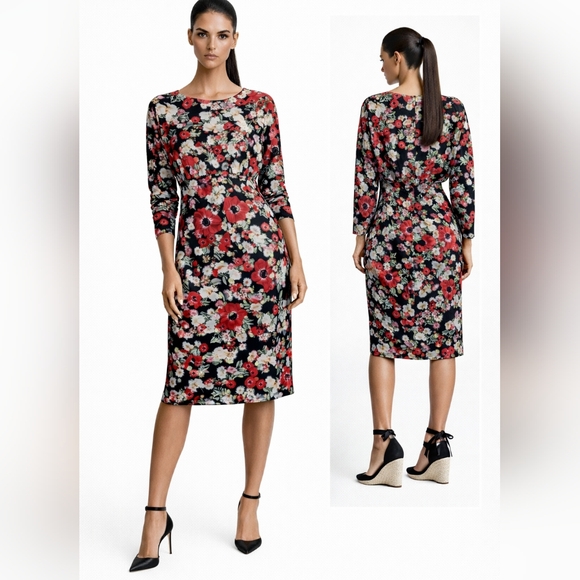 Neiman Marcus Dresses & Skirts - New Neiman Marcus Floral Sheath Dress